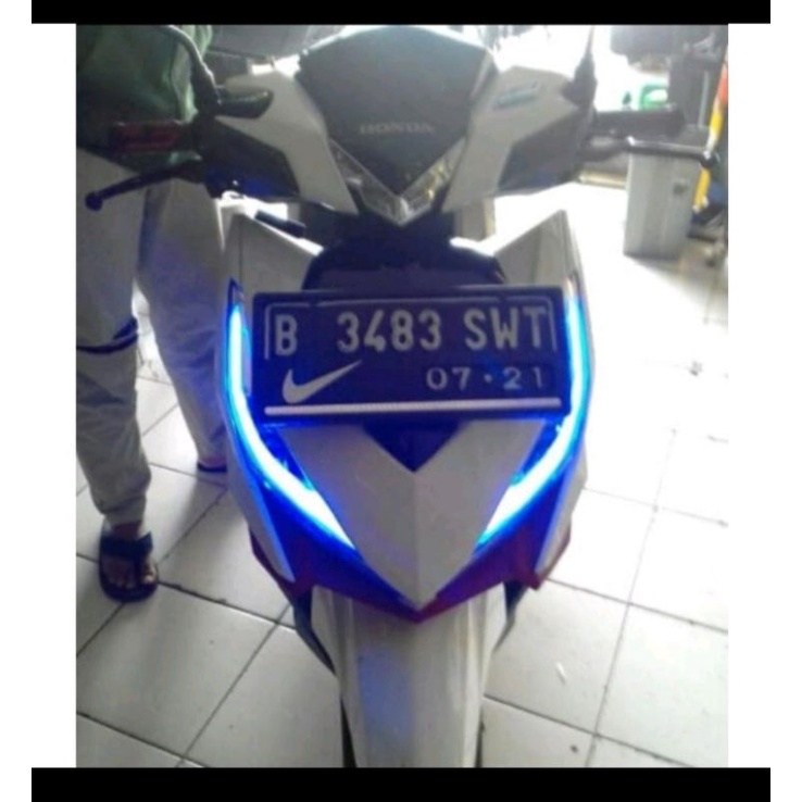 Lampu alis DRL flexible AES original nmax aerox lexi vario dll