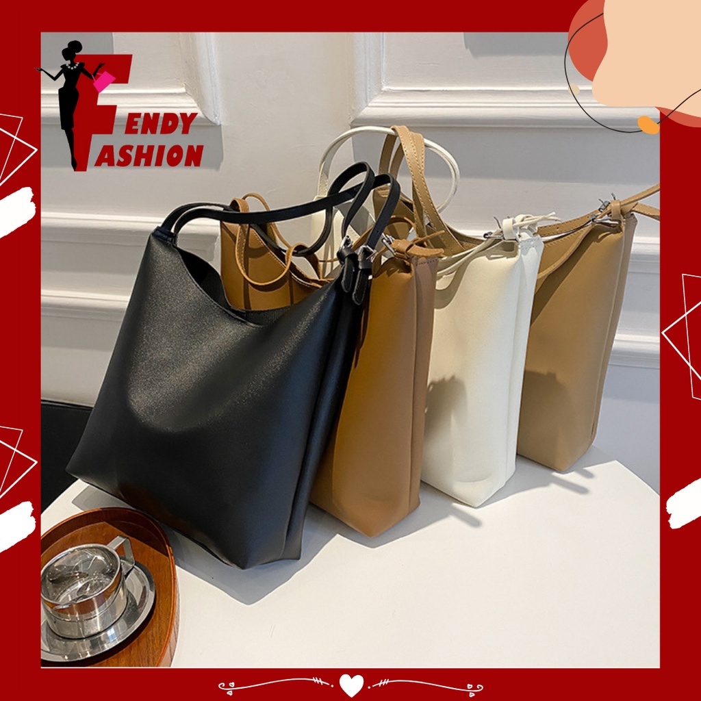 Fendyfashion_ | T234 Totebag wanita Tas Tote Bag Wanita polos ToteBag Wanita Polos Tote bag kanvas T