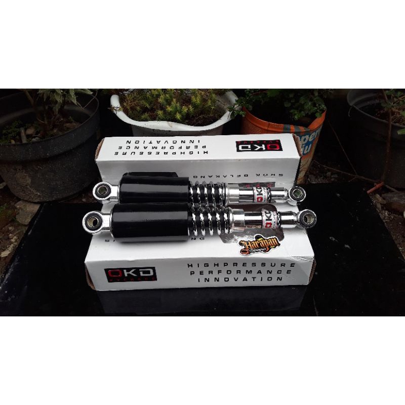 shock shockbreaker belakang Honda CB 100 CB 125 warna hitam crom shock CB model ori
