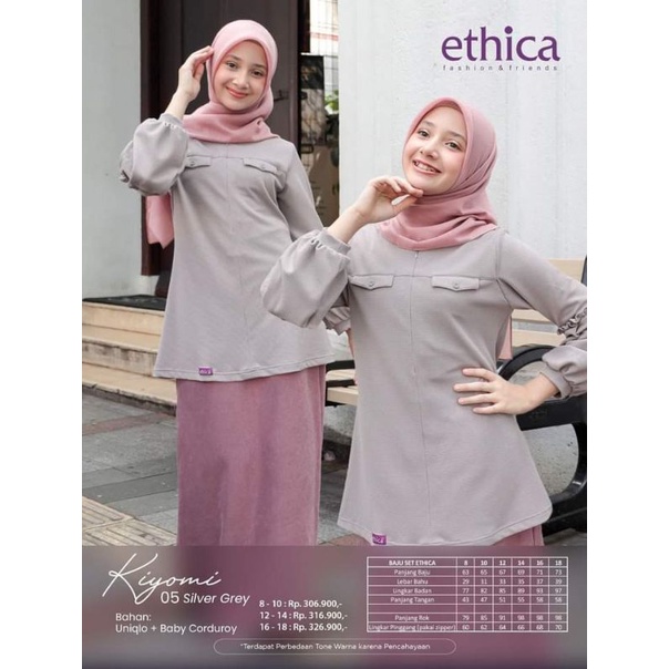 KIYOMI 03 &amp; 05 DAILY SET  • ETHICA