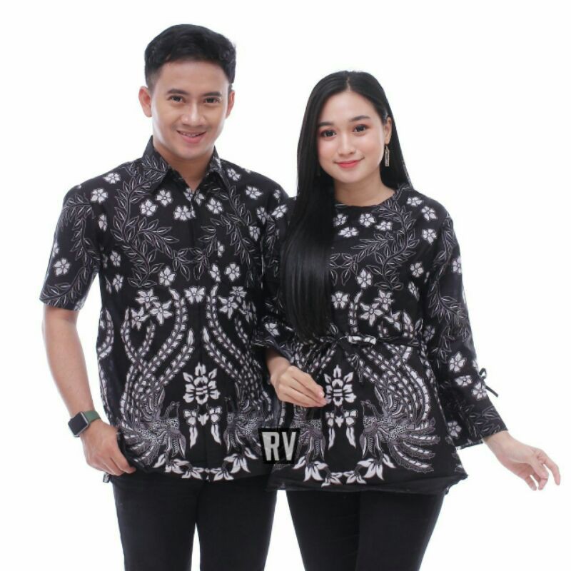 BAJU COUPLE BATIK SARIMBIT PASANGAN SERAGAM KONDANGAN