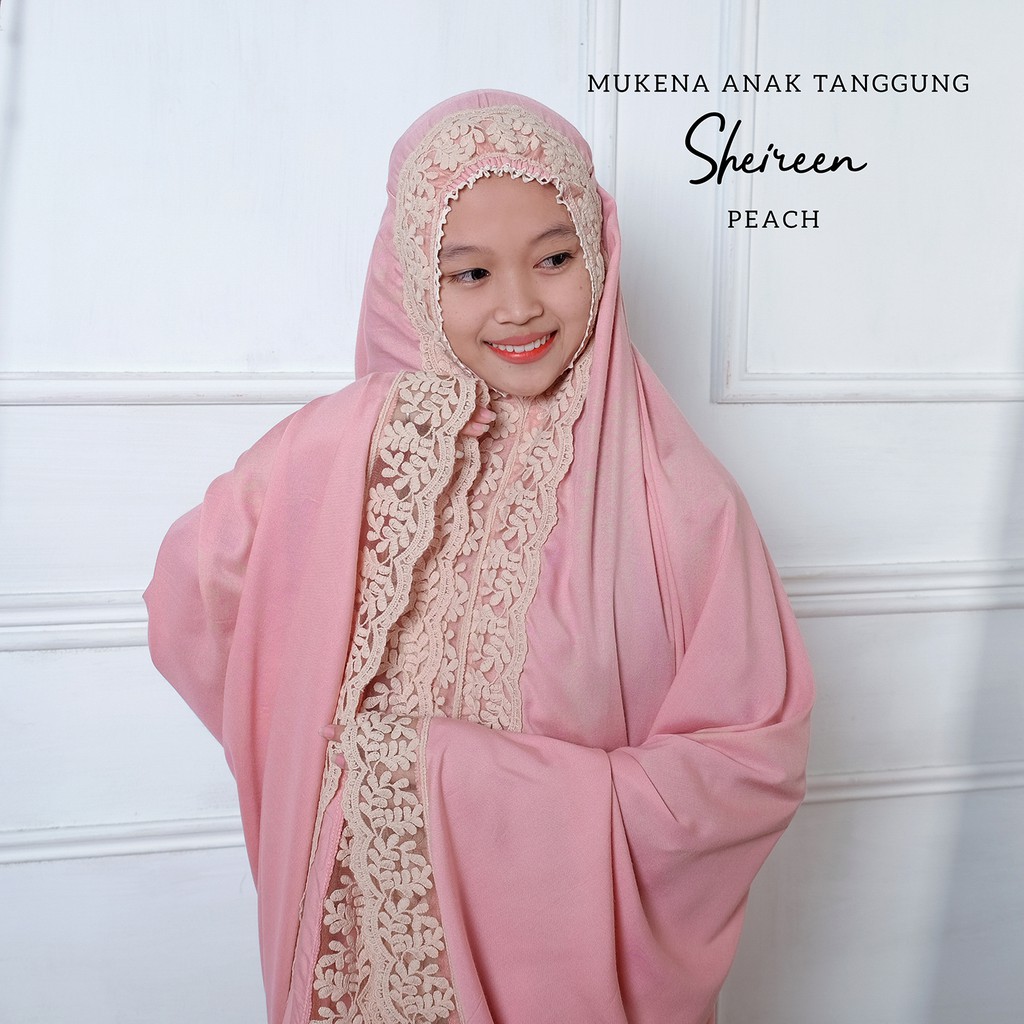 PUSAT MUKENA TASIK - MUKENA ANAK TANGGUNG MOTIF SHIREEN