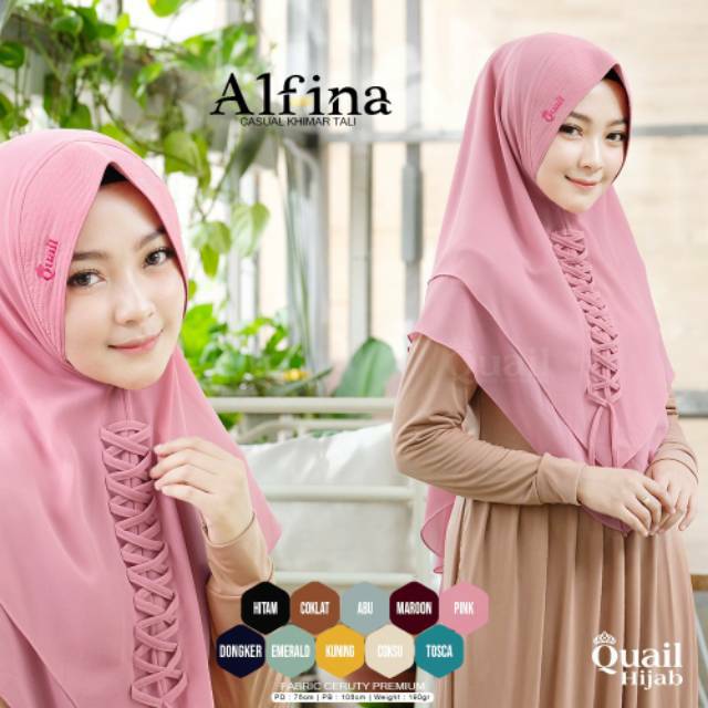 Casual Daily Hijab Alfina ORIGINAL by Quail Hijab