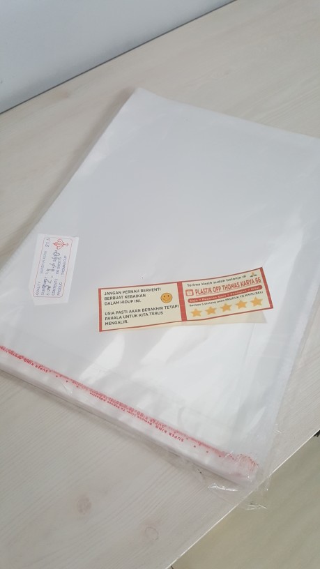 32.1 X 40 Cm Plastik Opp Tebal | Plastik Opp Double Seal / Lem | Plastik Baju | Plastik Kaca Bening