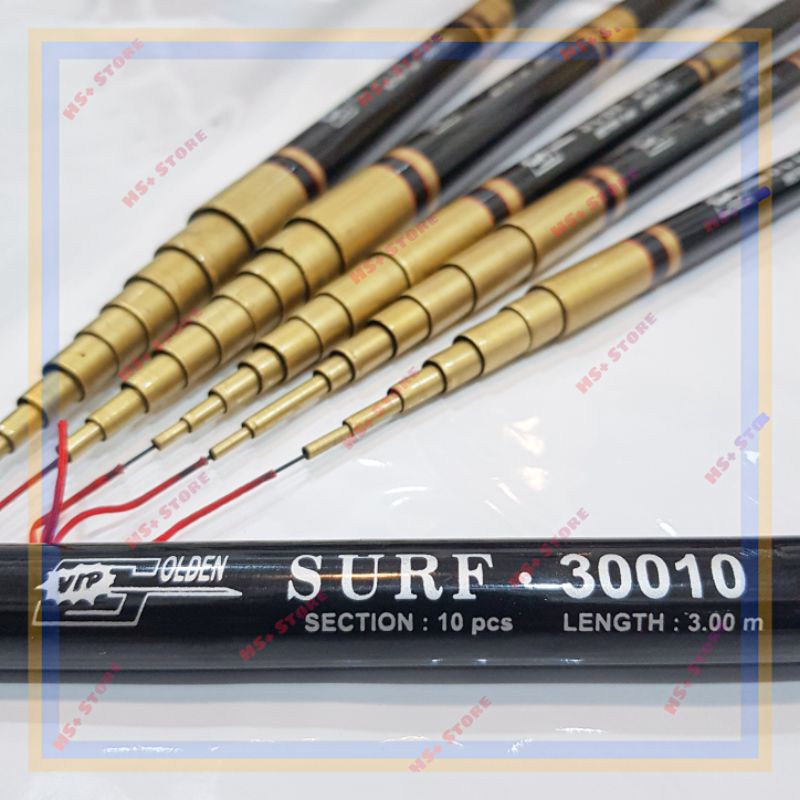 Joran Tegek Golden surf vip 3 meter, alat pancing
