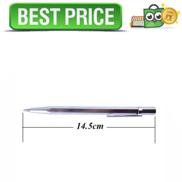 Flexsteel Pena Ukir Metal Engraving Scriber Tungsten Carbide - Silver