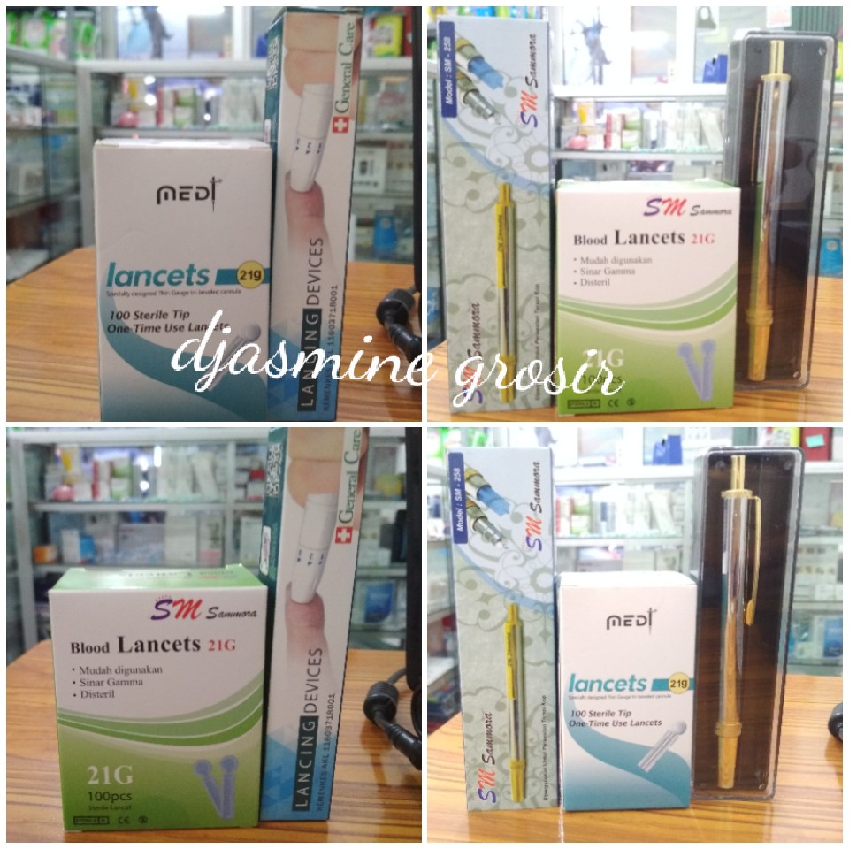 Paket Pen Bekam dan Lancet Medilace Sammora
