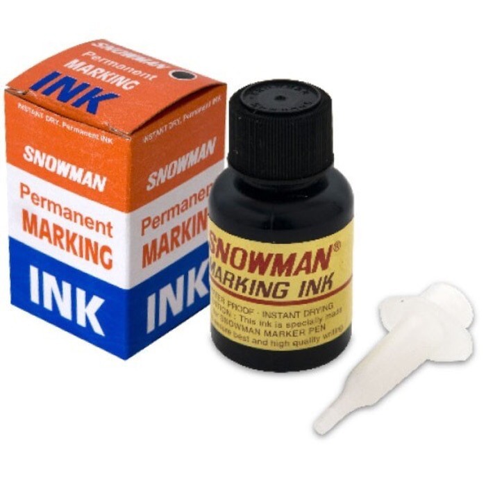 REFILL Spidol Permanent / Tinta Spidol Snowman Marker / Refill INK Snowman Original 50gr