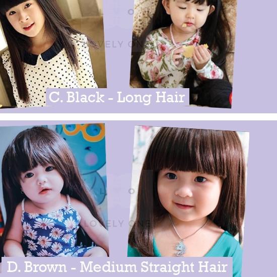Wig Rambut Palsu Bayi usia 6 Bulan-5 Tahun & Wig Anak Cewek usia 5 Tahun-10 Tahun - Rambut Palsu Ana