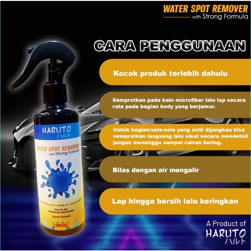 Water spot remover Haruto pembersih jamur dan kerak air pada body 250ml