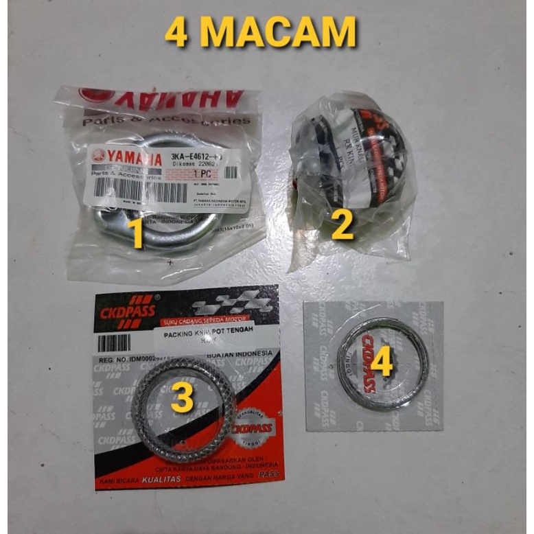 LEHER RING MUR ASBES PAKING KNALPOT RXK RX KING SET-MUR+RING+PAKING