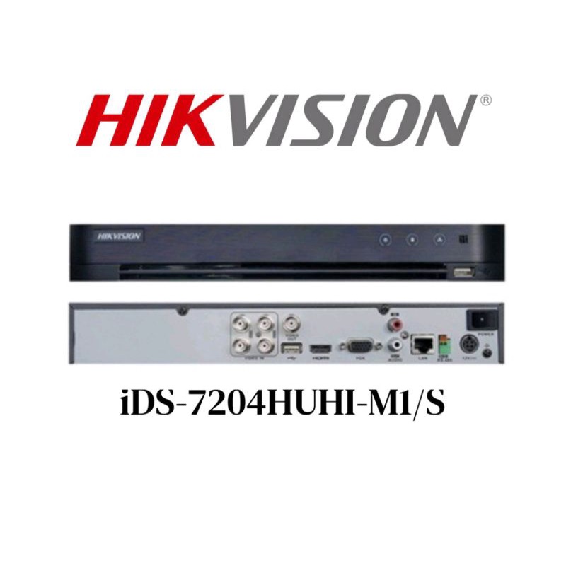 DVR HIKVISION 4 CHANNEL iDS-7204HUHI-M1/S