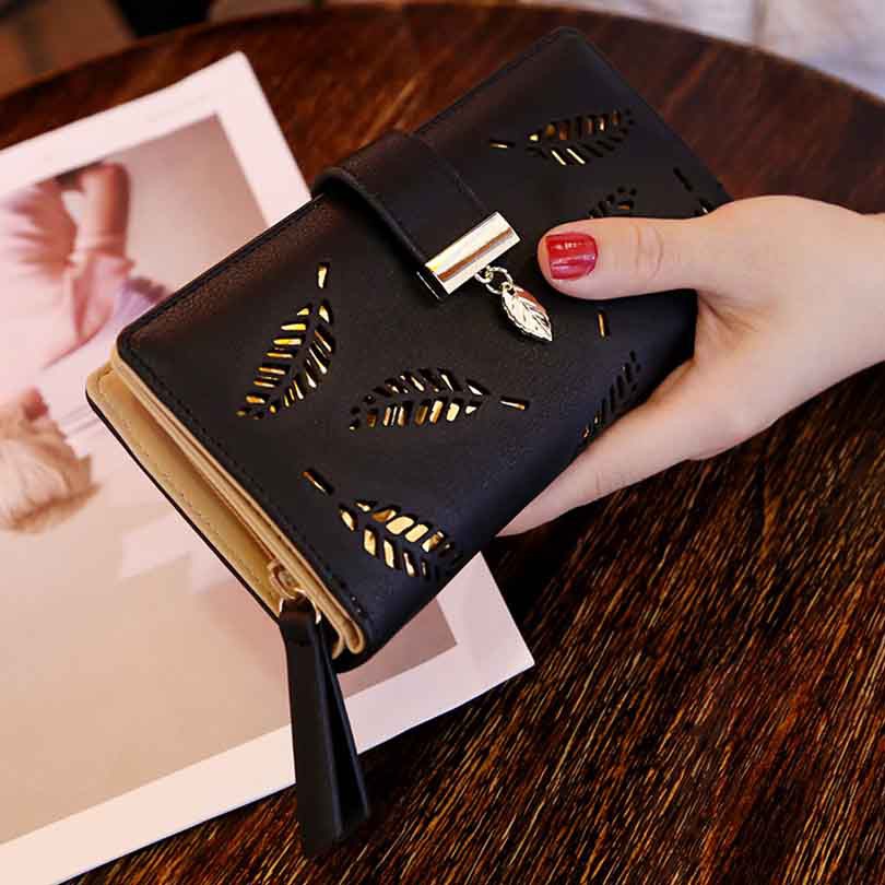 Finleytang Dompet Wanita Model Panjang - OMFH6HBK Black