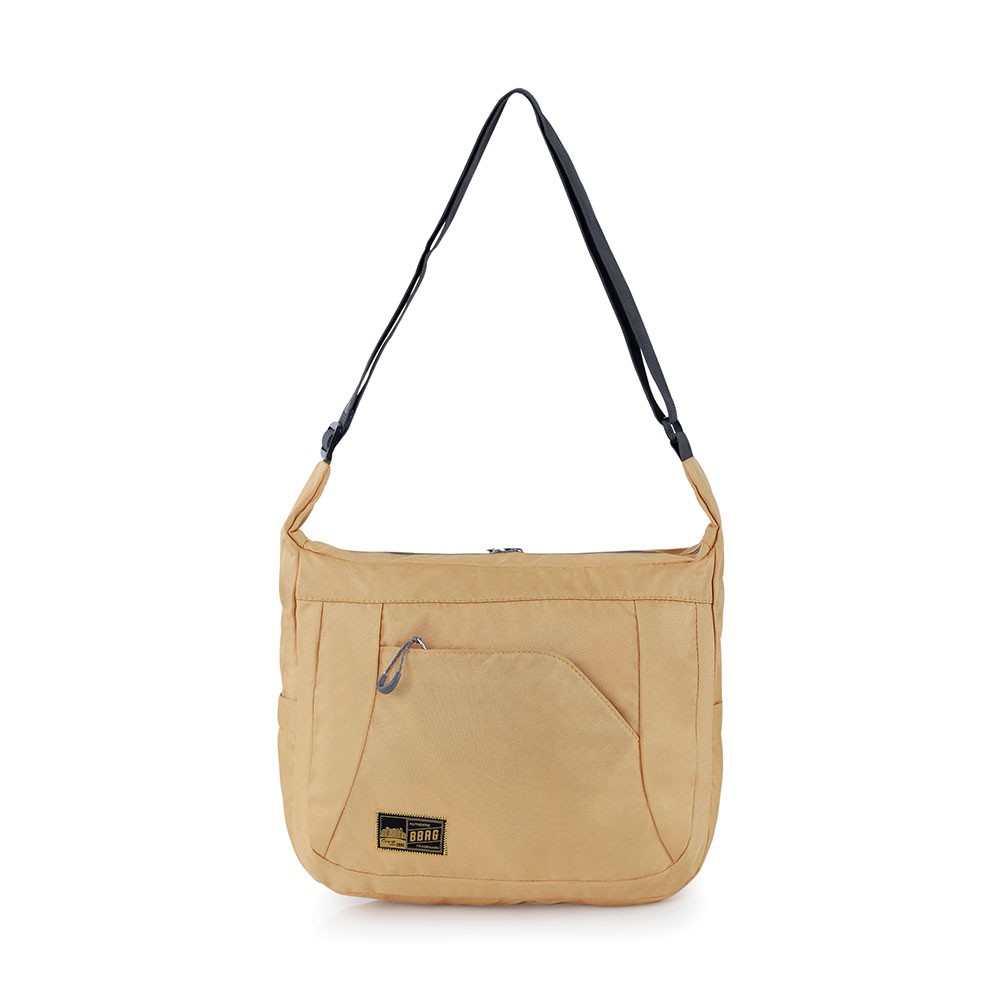 Tas Selempang Sling Bag Besar Messeger Bag Cream Tas Sekolah Kuliah Kerja Pria Wanita Premium