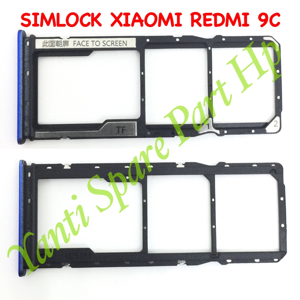 Simtray Sim Lock Xiaomi Redmi 9C Original Terlaris New