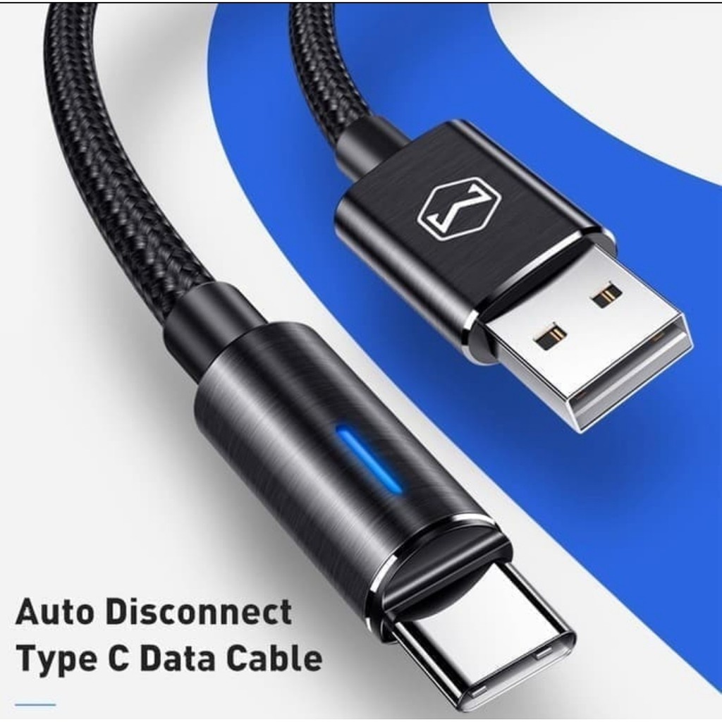 Mcdodo CA-6170 Kabel Data Fast Charging 3.0 USB Type C Auto Disconnect