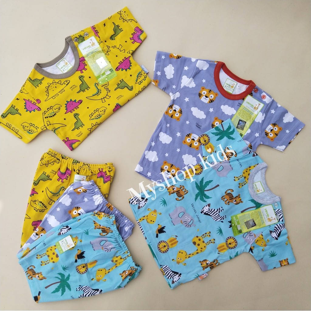  BAJU  BAYI  SETELAN PENDEK 6 BULAN 3 TAHUN LIBBY  VELVET  