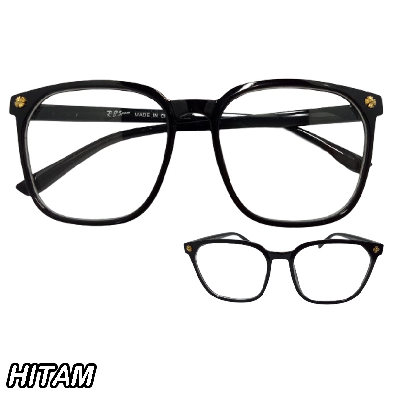 COD Kacamata Anti Radiasi Komputer Hp Kacamata Oversize Square Korea Gaya Wanita Pria Clear Frame Kacamata Fashion Cewek Cowok Kacamata Blueray Kaca mata Murah Terlaris Fashion  Siswa