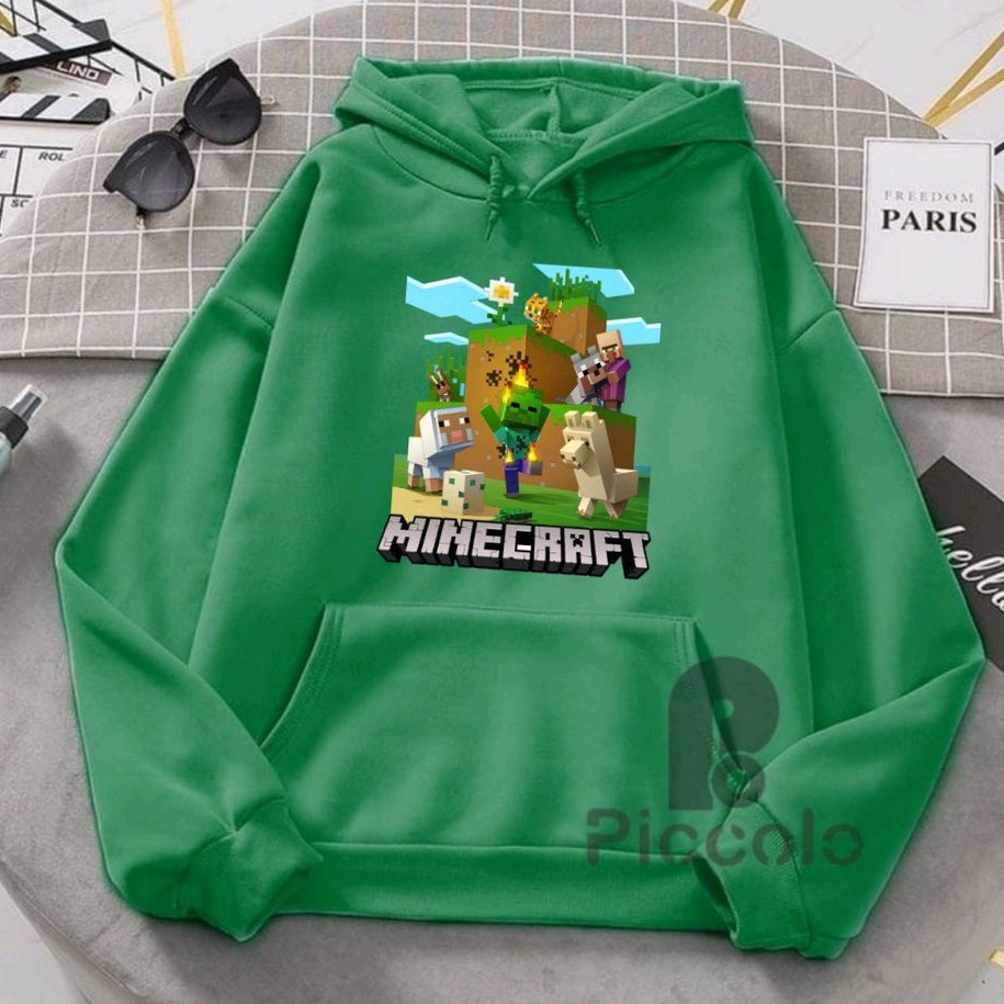 JAKET ANAK HOODIE ANAK MINECRAFT BAHAN PREMIUM