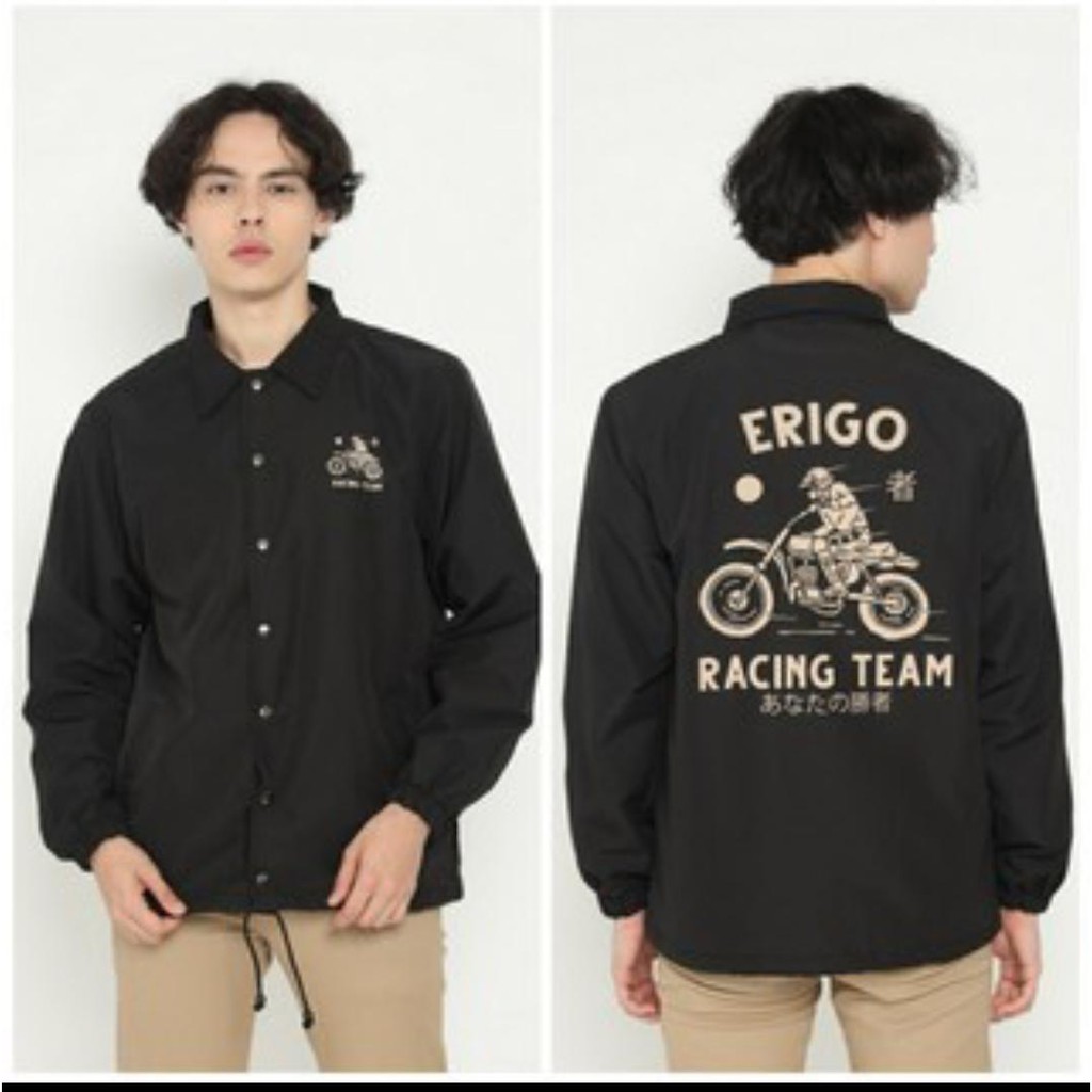 Jual Jaket Coach Erigo // Jaket Coach Erigo Racing Time// jaket erigo ...