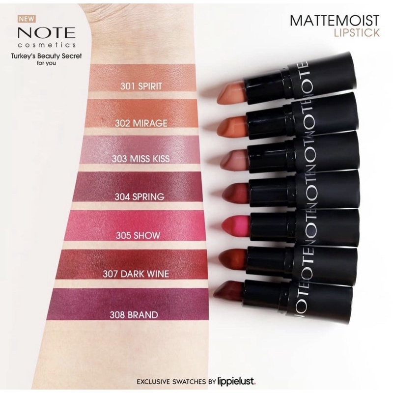 [BPOM] NOTE Cosmetics Mattemoist Lipstick | LIpstik Note