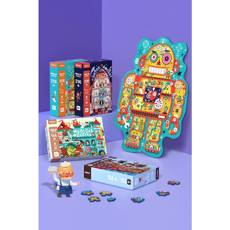 TweedyToys - Mideer Irregular Puzzle Mainan Edukasi Anak