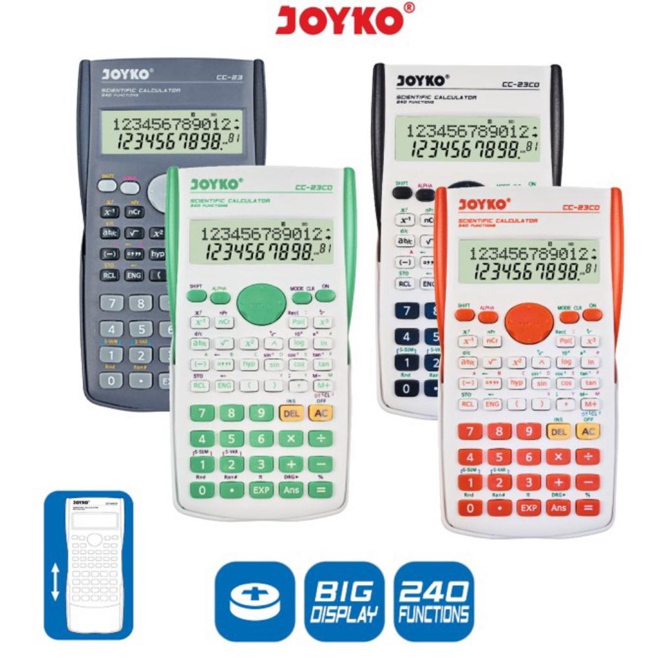 

Calculator Kalkulator Joyko CC-23 Scientific 240 Functions
