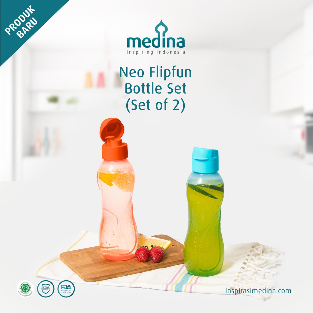 Botol Air Minum Neo Flipfun Bottle 530 ML