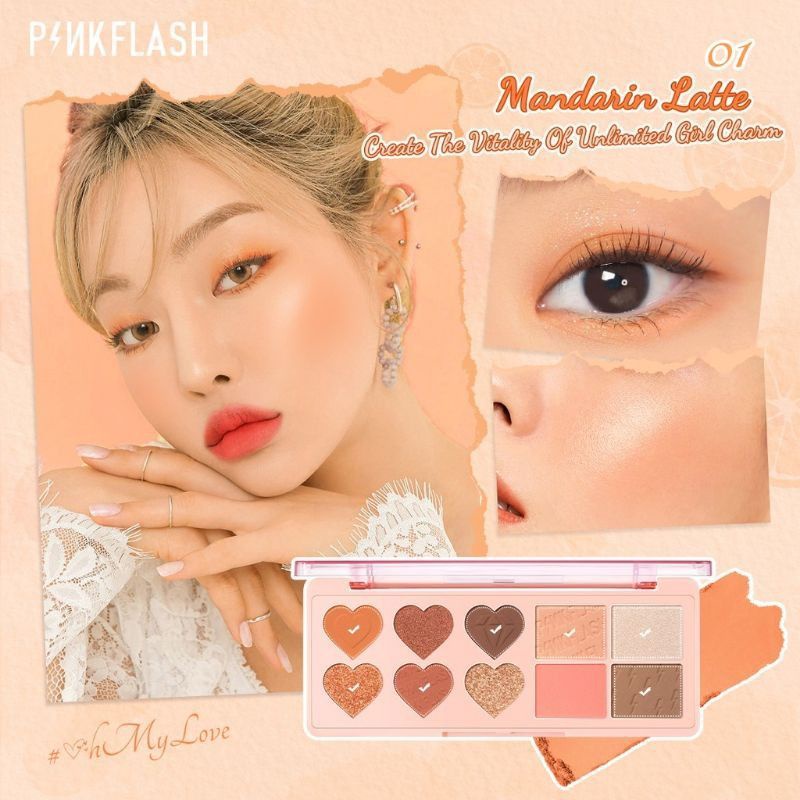 ❤️ MEMEY ❤️ PINKFLASH Multi Face Palette | Pink Flash | PF-M02