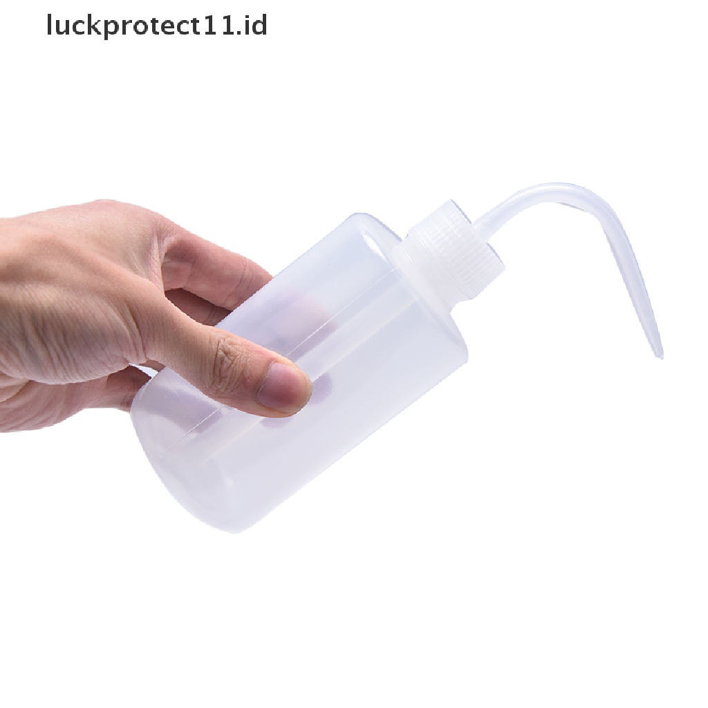 //HG&amp;ID// Eyebrow Eyelash Cleaning Washing Bottle Elbow Long Tube Bottle Flower Waterer .