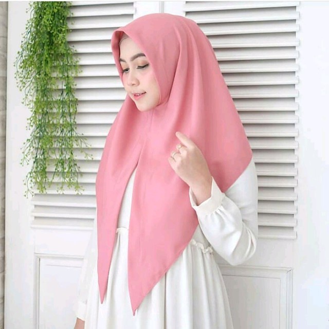 JILBAB INSTAN POLOS HIJAB INSTAN BAHAN DOUBLE HYCONT KERUDUNG INSTANT HIJAB INSTAN