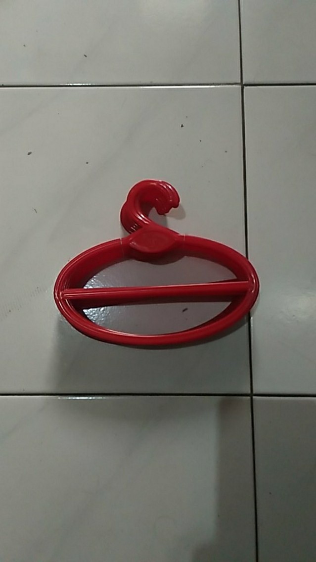 Hanger Jilbab Oval Warna Warni