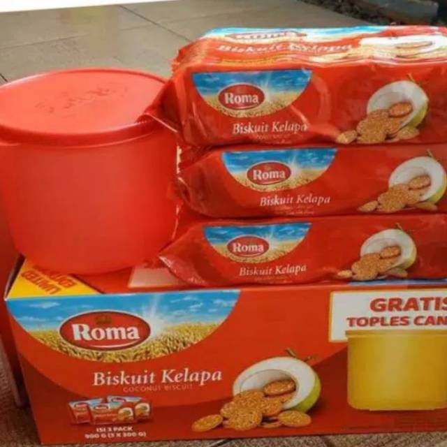 

Roma biskuit Kelapa isi 3 pack 900gr (3x300gr)