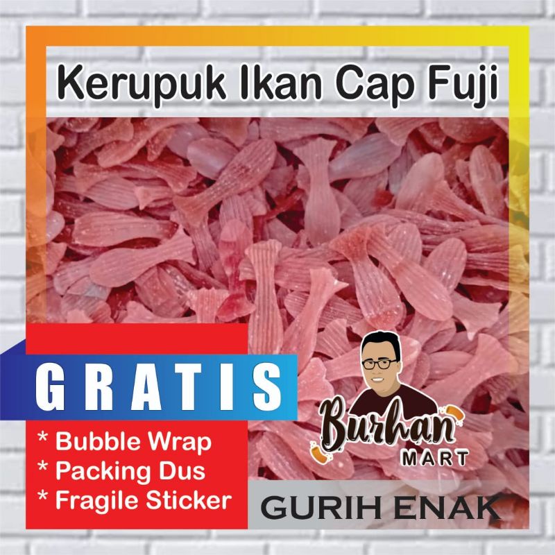 

Kerupuk Ikan Asli Cap Fuji 250gr | Burhan Kerupuk Grosir Jember