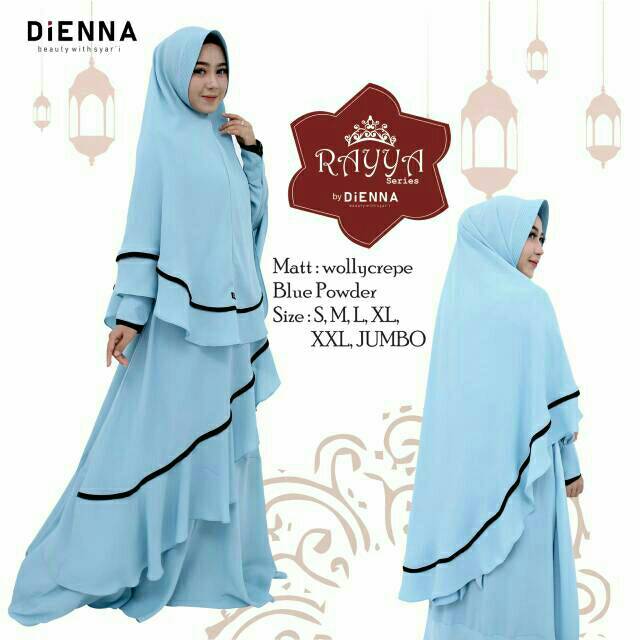 Rayya Series by Dienna gamis set hijab syari
