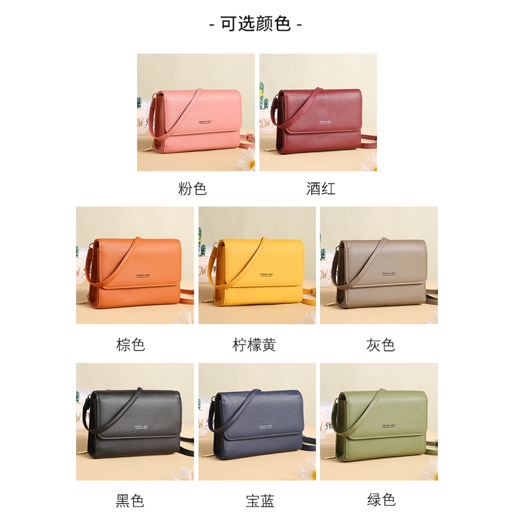 Serenity Tas Selempang Wanita Import ORI FOREVER LONNY Tas Bahu Remaja 2022 Kekinian Dompet HP Clutch 418