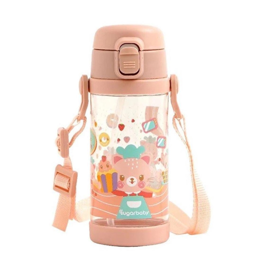 SUGAR BABY Tritan Kid Bottle 400ML - Orange