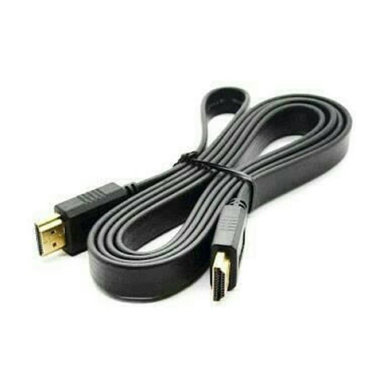 kabel HDTV 1.5M Male To Male Gold Plate Flat 1.5 Meter 1.4V M-Tech