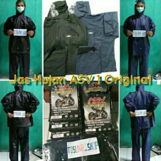 Jas Hujan Asv Karet/Rubber Versi 1