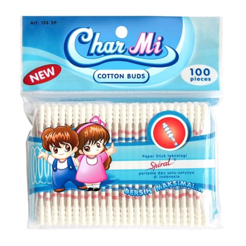 Charmi cotton bud spiral isi 100