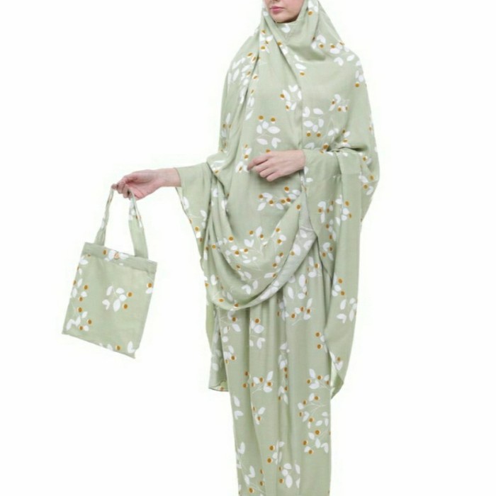 Mukena Tazbia Simply Leaf Green - Hijau