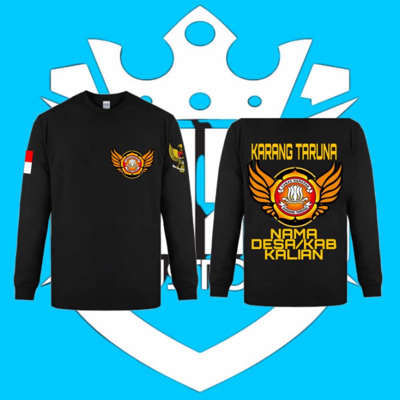 Baju Kaos Tangan Panjang Karang Taruna/Baju Panjang Karang Taruna//Karang Taruna Custom