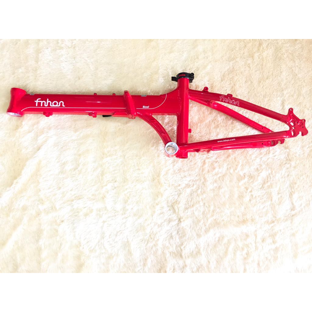 Frame Fork Fnhon Blast Merah Alloy Red Discbrake 20 22 Inch Original Disc Db Not Gust Storm