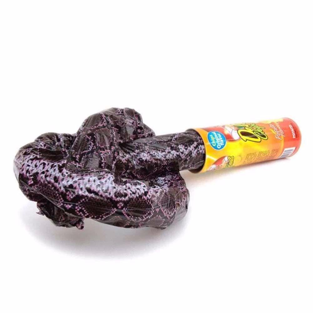 Lanfy The Potato Chip Snake Can Novelty Toy Mop Day Hadiah Halloween A Can Gag Trik Sulap