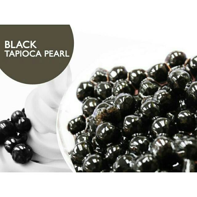 

Tapioka pearl atau bubble mentah