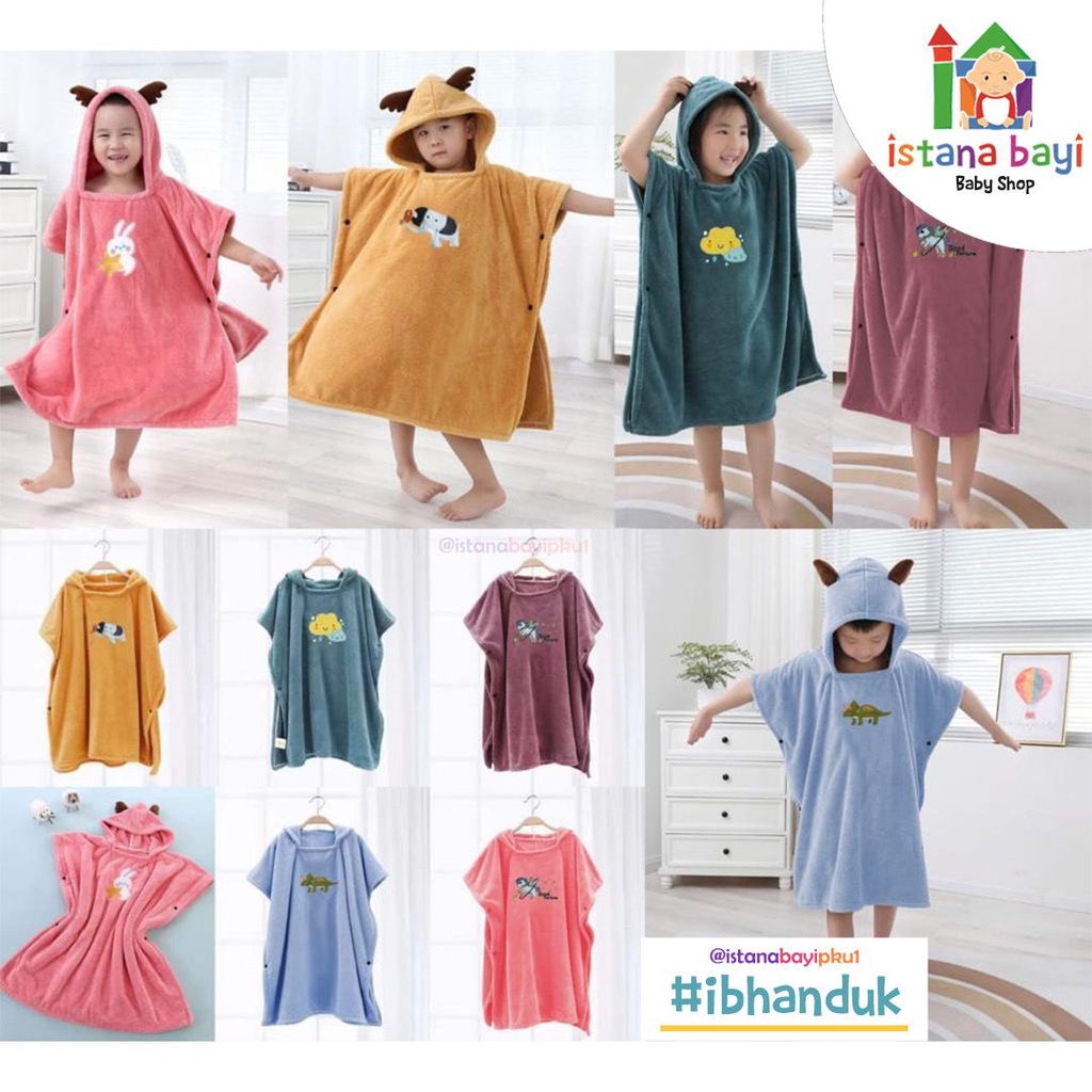 Handuk Ponco anak karakter/Handuk Ponco Murah / Ponco DF /Handuk Renang