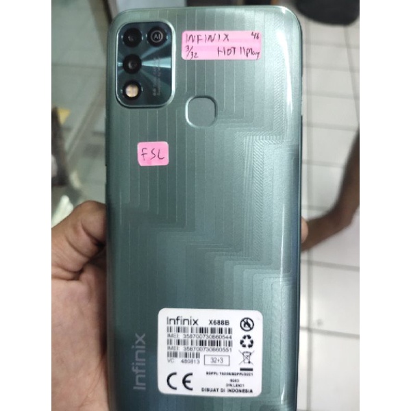 Infinix hot 11 play 3/32 SECOND/INFINIX HOT 11 PLAY SECOND