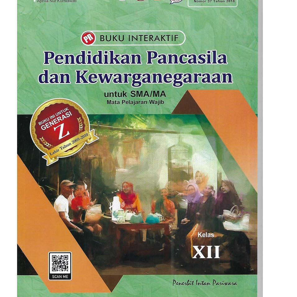 Buku LKS/PR PPKN SMA Kelas 10 11 12,Kelas X XI XII Semester 1 dan 2 TH 2022 Intan Pariwara "DOM.25Au