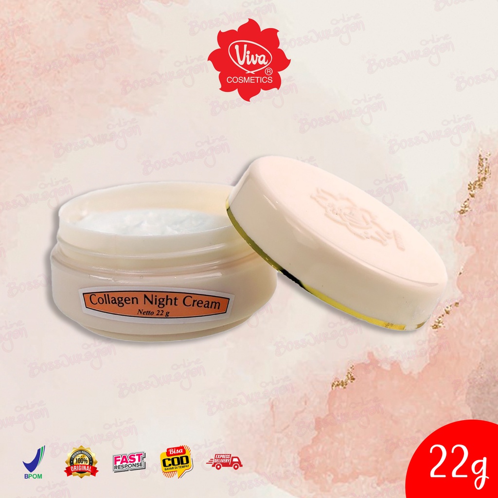 (BOSS) VIVA COLLAGEN NIGHT CREAM 22g - Viva Queen Collagen Night Cream 22gr