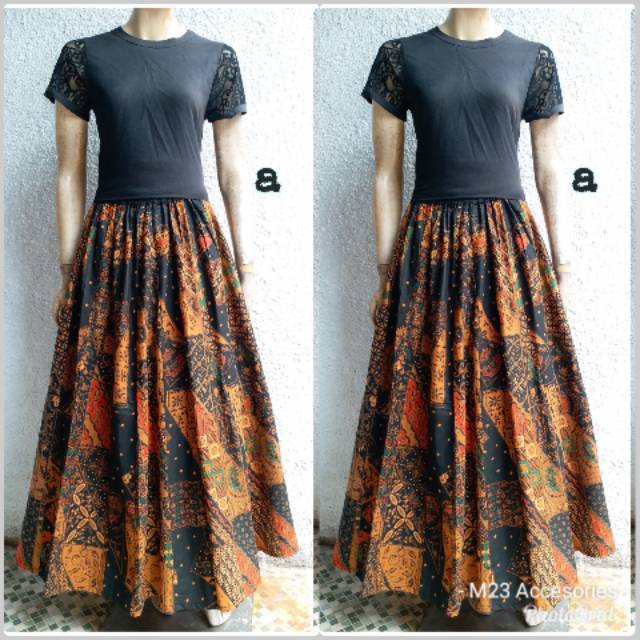Rok batik panjang skirt line A